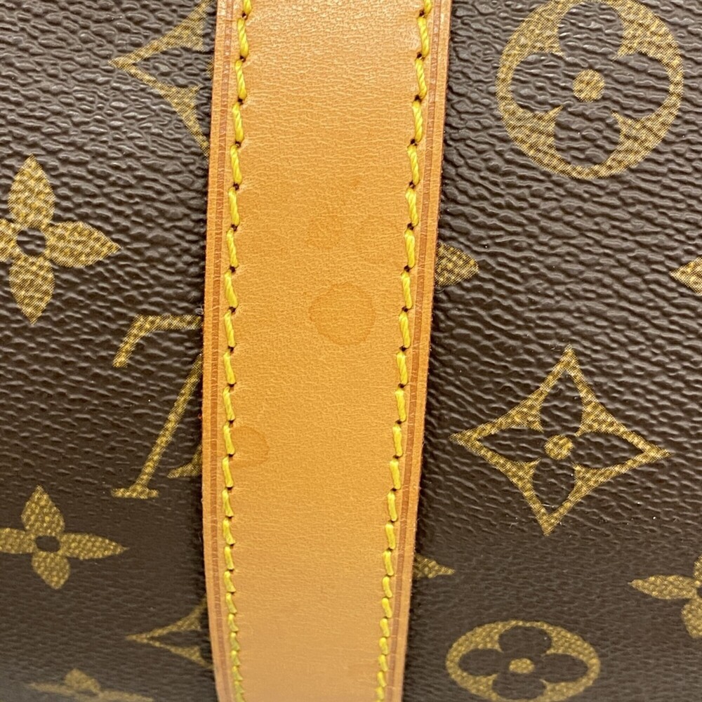 LOUIS VUITTON Brown Monogram Keepall 55 Boston Bag - Picture 10 of 11